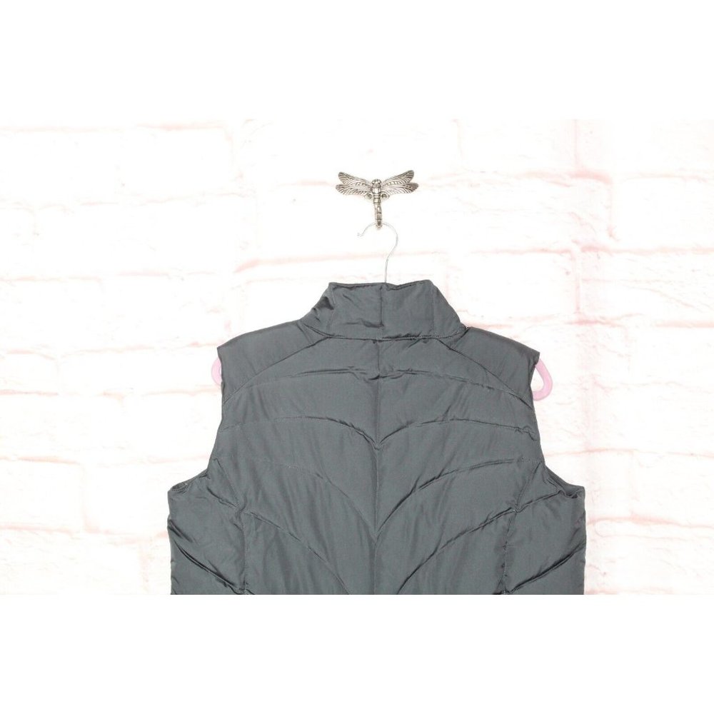 Cabela's Goose Black Full Zip Front Pockets Down Puffer Vest Size Medium - Picture 7 of 9